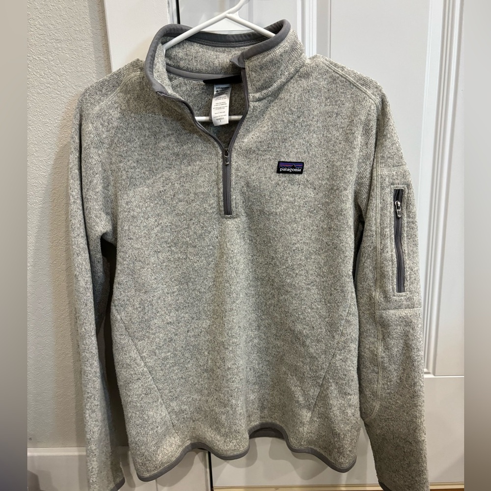 Women’s Patagonia Grey Heather Zip Up Jacket Size Small